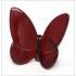Статуэтка "Бабочка красная зеркальная" "Papillon" Baccarat 2807191