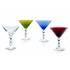 Набор из 4-х цветных бокалов для мартини "Vega" Baccarat 2810828